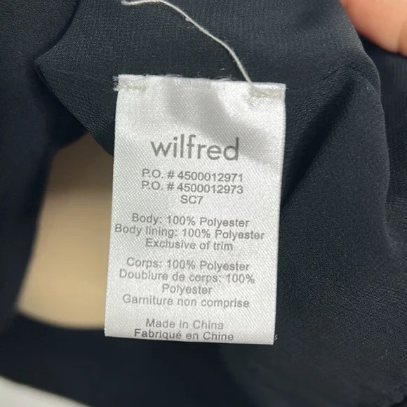 Wilfred Aritzia Sabine pocketed little black dress - Picture 5 of 8